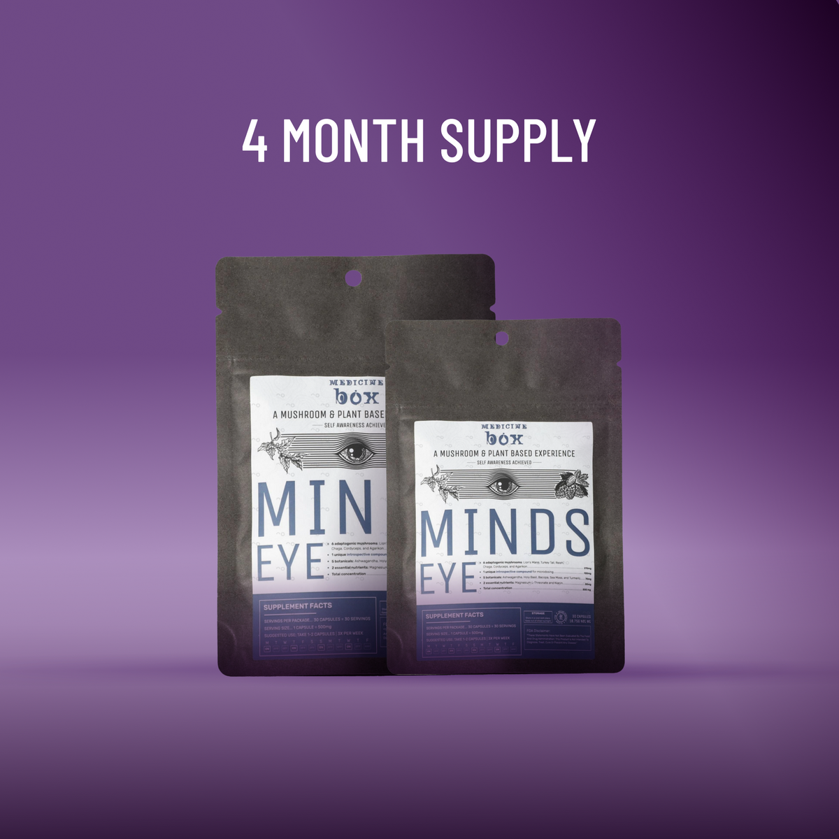 Mind's Eye Introspection | Adaptogens, Nootropics & Mushroom Blend