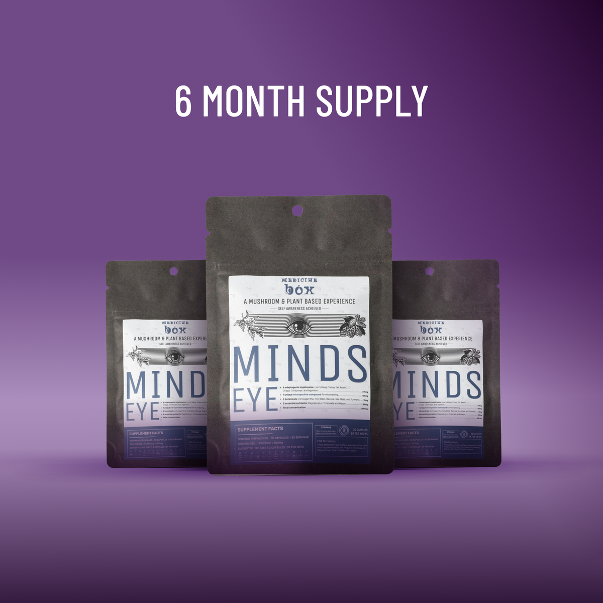 Mind's Eye Introspection | Adaptogens, Nootropics & Mushroom Blend