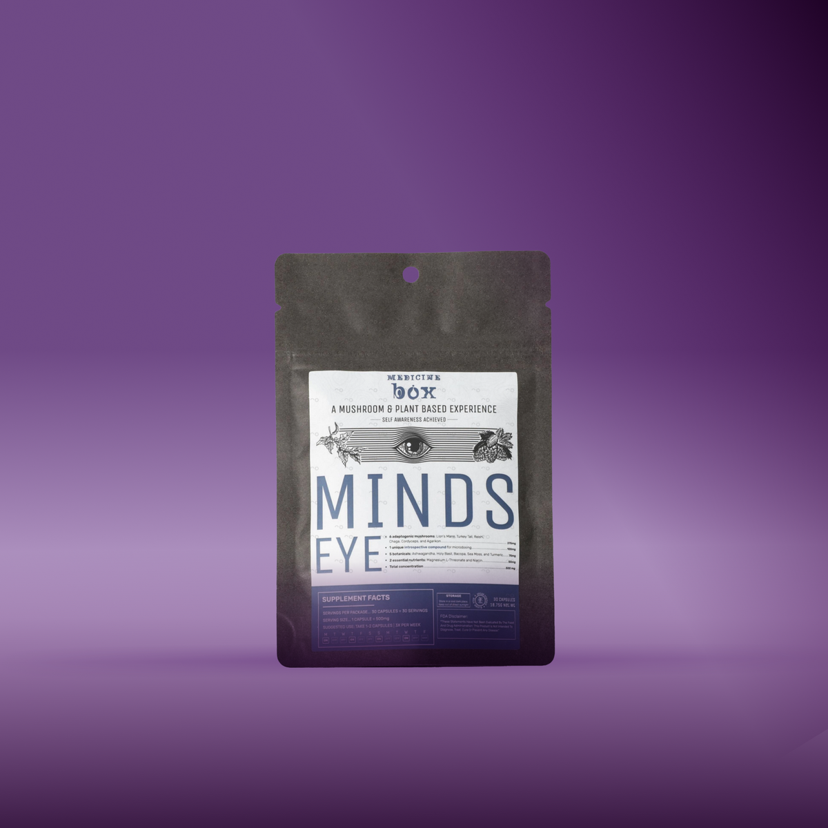 Mind's Eye Introspection | Adaptogens, Nootropics & Mushroom Blend